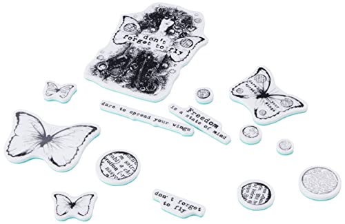 Prima Marketing 6 x 7.5 Cling Stamp - Dont Forget/Foam, Rubber