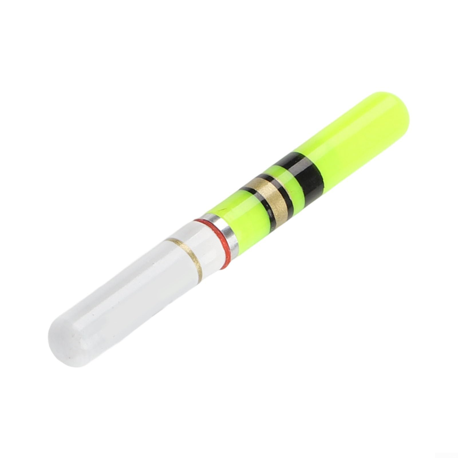 Confezione da 10 galleggianti da pesca notturna a LED, luce compatibile con batteria CR322, per attrezzatura da pesca notturna, esche fluorescenti verdi e rosse, luci galleggianti impermeabili per