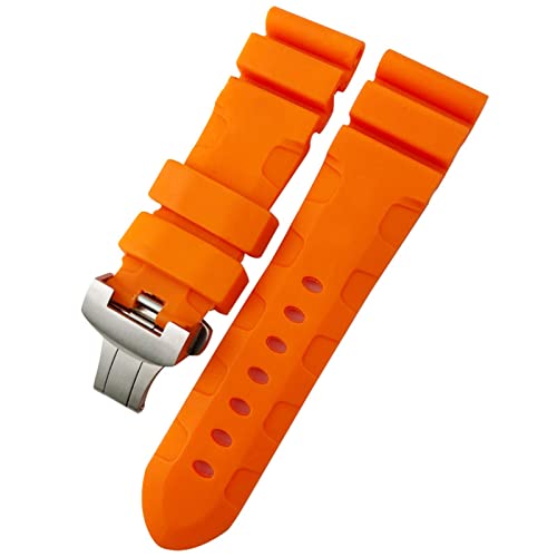 Bracelet de montre silicone 22mm 24mm 26mm Panerai Submersible