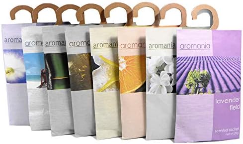 YUMSUM Premium Scented Sachets Bags Clothes Fragrant for Drawers Closets Room Wardrobe Bathrooms Cars,8 Pack (8 Pack)
