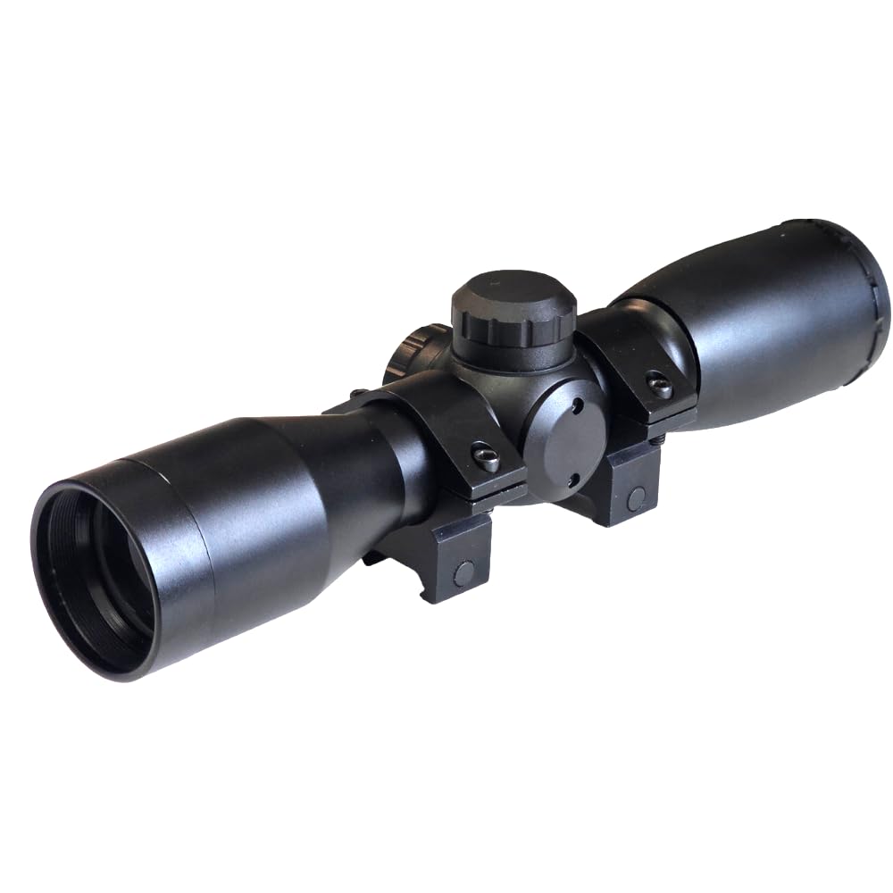 Cannocchiale Ottica Compatta ottiche per carabina Aria compressa 4x32 con attacchi da 11mm 22mm Ottica carabina a piombini