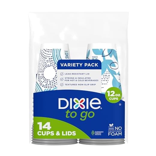 Dixie To Go 12oz Insulated Paper Cups