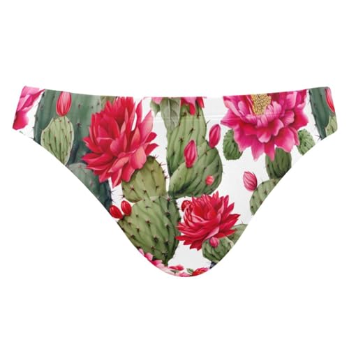 Men's Briefs Sexy Flowers Floral Cactus Bikini Siwmming Swimwear 20850114