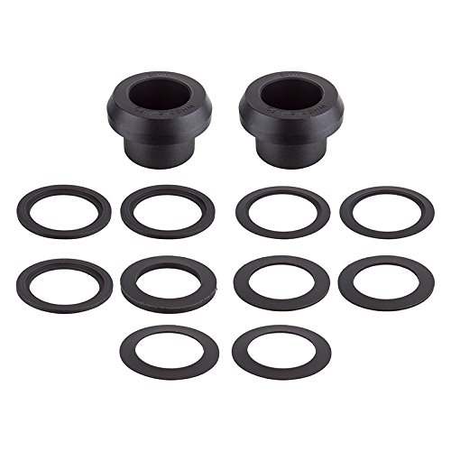 Wheels Manufacturing BB30/PF30 Adapter For Shimano Cranks – 24mm Spindle, Black, Fits 68-83mm Shells