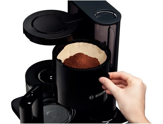 Bosch Styline Kaffekokare Svart med Termoskanna och Avkalkningsprogram