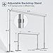 EMART Backdrop Stand Heavy Duty 10x10Ft, Double Crossbar Pipe and Drape Photo Background Support Kit, Adjustable Metal Frame with Flat Base for Wedding Birthday Party Decoration