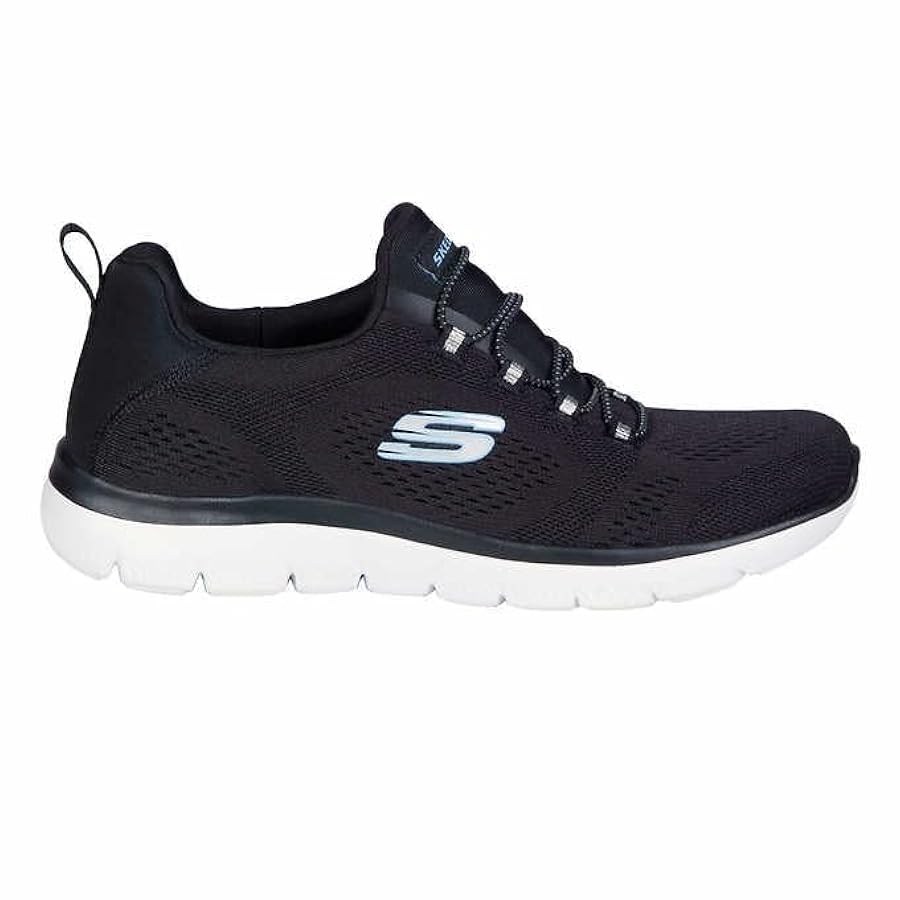 ◆SKECHERS◆ women's summit SL0WPCEY301 Amazon.com | Skechers Womens Summit Sneaker, Black/Blue, 7.5