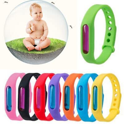 Image of Pack of 3 Mosquito Repellent Wrist Band Cute Water Resistant Insect & Bug Repeller With Plant Essential Oil For Babies,Kids & Adults Perfect Return Gift Option