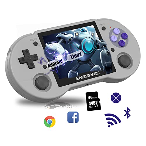 Consola de Juegos portátil RG353P Compatible con 5G WiFi 4.2 Bluetooth Sistema...