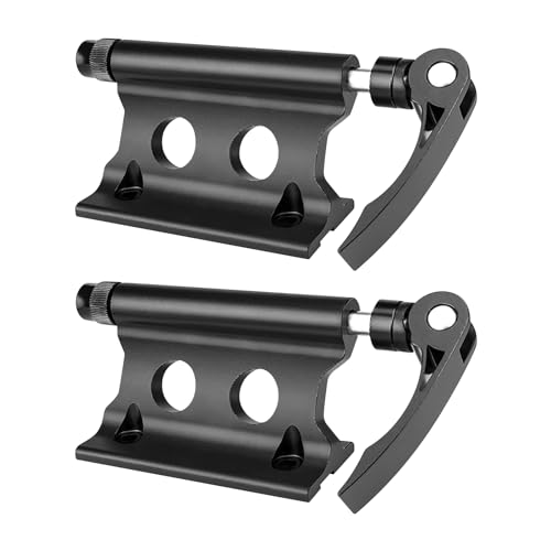 2 Stück Fahrradgabelhalterung, Auto-Fahrradträger, Mountainbike, Rennrad, MTB, Fahrradgabelhalterung, Vorderradhalter aus Aluminiumlegierung, Vordergabelhalter für Transport, Reisen, Outdoor