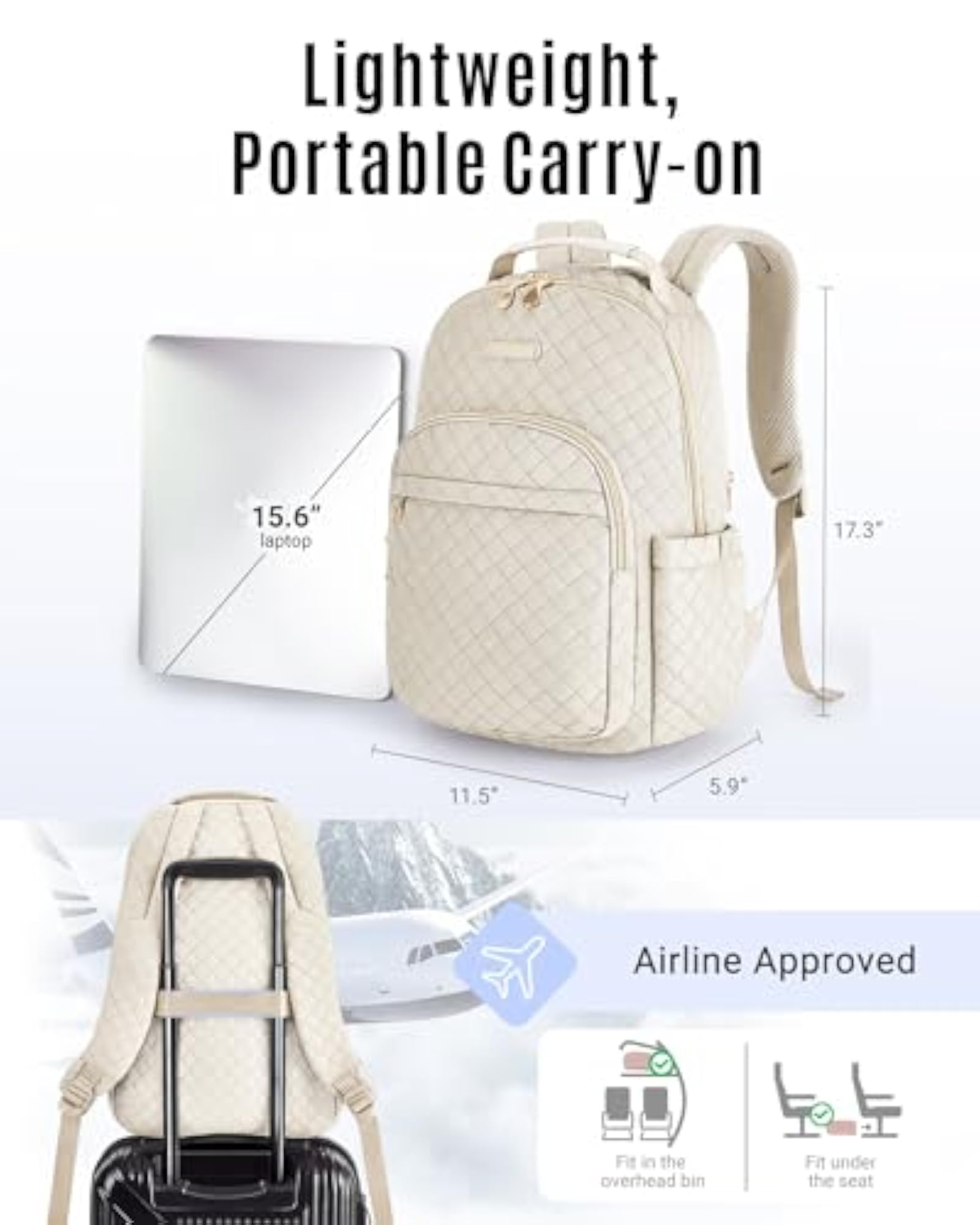 Women Laptop Backpack for Work and Travel
