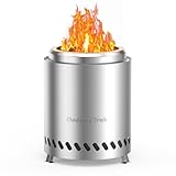 Tabel Top Fire Pit Mini, Portable Firepit Outdoor, 7 Inch Tabletop Firepit Stainless Steel -  Dodometrek
