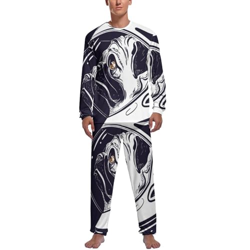 Pyjama homme Insecte Spatial : ensemble de nuit à manches longues