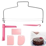 STAVHERT 6 Stück Torten zubehör, Backutensilien, Tortenteiler Und Tortenbodenschneider, Professionelles Backzubehör Für Torten, Kuchenretter Mit Präzisionswerkzeugen, Ideal Für Hobbybäcker Und Profis