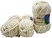 Produktbild Ilkadim 3 x 200 Gramm Himalaya Dolphin Big, Strickwolle Extras dick, Babywolle 600 Gramm Wolle Super Bulky (Creme 76705)