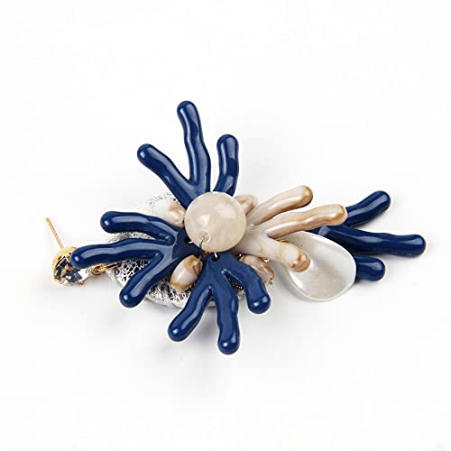 Boucles d'oreilles fleur légères pour lobes sensibles style bohème