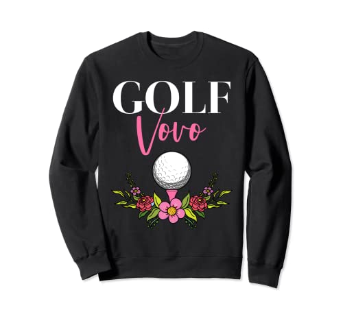 Golf Vovo Portuguese Golfer Grandma Sweatshirt