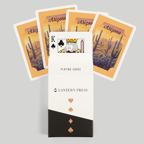 Lantern Press Arizona Naipes Póker 52 Cartas Adultos miniatura 6