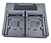 Dual USB Battery Charger for Canon BP-828 BP-827 BP-819 BP-808 XA10 HF20 HF10 HF100 HF100E HG20 HG21 HF G60 G50 G40 G30 G25 G21 G20 Series