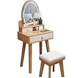 Solution de rangement intelligente : doté de plusieurs tiroirs et compartiments, ce nizer de maquillage permet de ranger sans effort les rouges à lèvres, les parfums et les cosmétiques quotidiens. Gardez votre table bien rangée tout en ayant vos essentiels facilement accessibles. Idéal pour n'importe quelle chambre ou salle de bain, il ajoute à la fois fonctionnalité et style à votre espace.