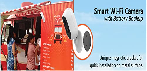 Image of Trueview T18058 3MP Smart WiFi Secuity CCTV Camera with Rechargeable Battery Backup