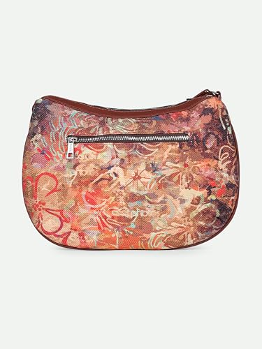 Image of ZOUK 100% PeTA Approved Vegan Leather Print Shoulder Bag for Women