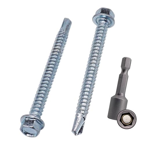 Vis autoperceuses SKIR'CO 5,5x60 mm : fixez le métal sans pré-perçage et évitez la corrosion