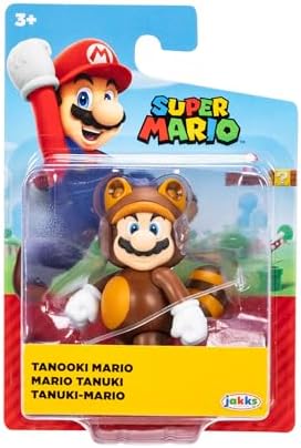 Super Mario Tanooki Mario 2.5 Inch Action Figure image 5