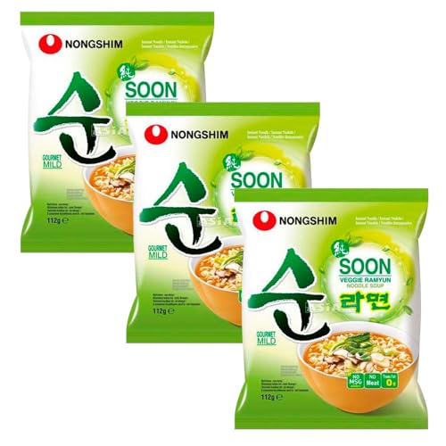 Fideos instantáneos vegetales 112 g - Pack 3 unidades (3x112g)