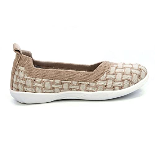 Bernie Mev Girls Catwalk Slip On Shoes, Blush Cream,11 M US2