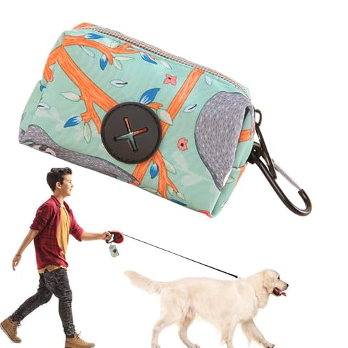 Soporte para bolsas de recogida de excrementos de perro – Compañero de viaje, bolsa de basura para perros, elegante herramienta de almacenamiento | Para todo tipo de mascotas, herramienta de