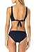 Anne Cole Women's Standard Crochet Over The Shoulder Bralette Bikini Swim Top, in First lace Solid Navy, Large