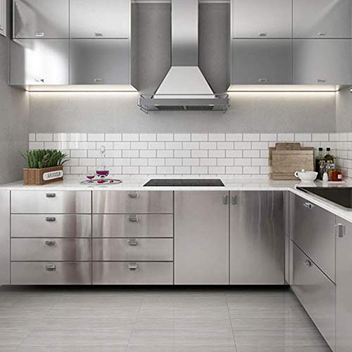 Hode Zelfklevende folie, zelfklevende folie, doe-het-zelf decoratiefilm, waterdicht, PET- en PVC-metaallook, 40 x 300 cm - Image 8