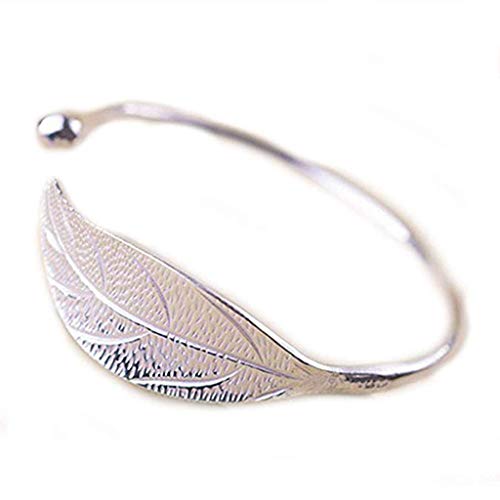 Bracelet-for-Womens-925-Sterling-Silver-Leaves-Bracelet-Simple-Charm-Fashion-Bracelet-Holiday-Gifts-for-Lovers-Wives-Girlfriends-Ornaments