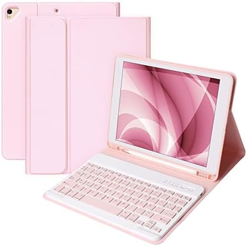 HaoHZ Funda Teclado Español (ñ) Para IPad 8a Gen (2020) / 7a Gen (2019