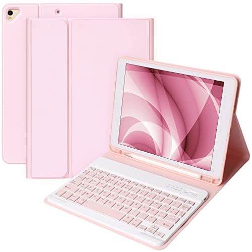 Teclado Español Ñ para iPad 10.2 9th 2021/8th 2020/7th 2019, Funda Teclado para IPad 9/8/7Gen y...