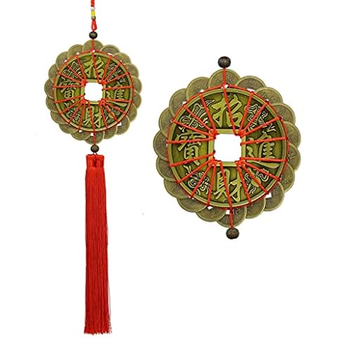 YeBon 26in X-Large Chinese Feng Shui Coins Lucky Charm Ancient Ching Coins for Wealth and Success Cover