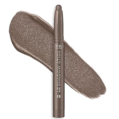 LOreal Paris Makeup Le Shadow Stick Eyeshadow, Blendable, Smudge-Resistant, Smokey Cream Eyeshadow, 250 Celestial Taupe
