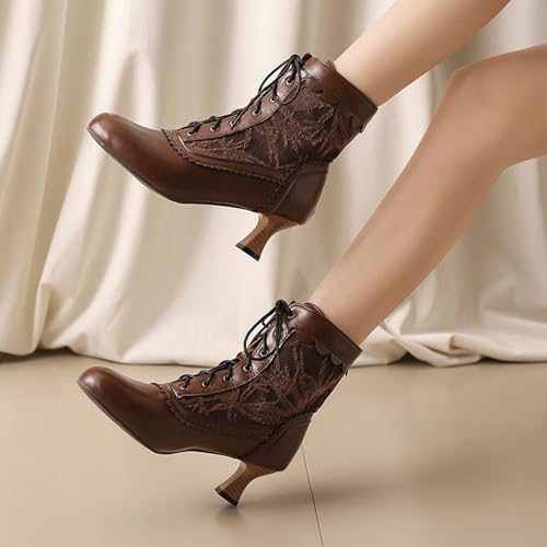 Bottes occidentales grande taille confortables pour mollets larges - 7