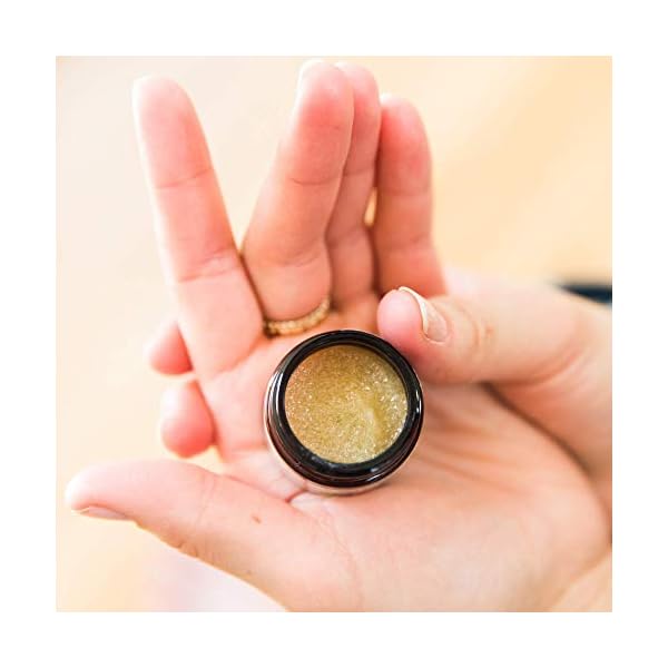 USDA Organic Lip Scrub Vanilla - USA Made All Natural Lip Exfoliator, Moisturizing Scrub for Dry Lips, Lip Scrubber Exfoliator & Sugar Scrub for Smooth Lips, Small Beauty Gifts