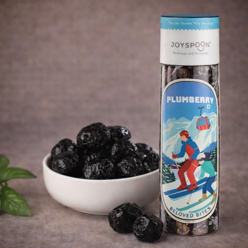 Image of JoySpoon Dried Plum Berry Mukhwas| Sugar Free Traditional Indian Mouth Freshener| Supari Free After-Meal Digestive Snack| No Artificial Colour & Preservative| Natural Fruit-Based Mouth Freshener| 125g