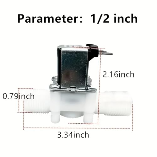 Électrovanne 24V empêche fuite eau vanne normalement fermée 3/4 plastique contre surpression - 5