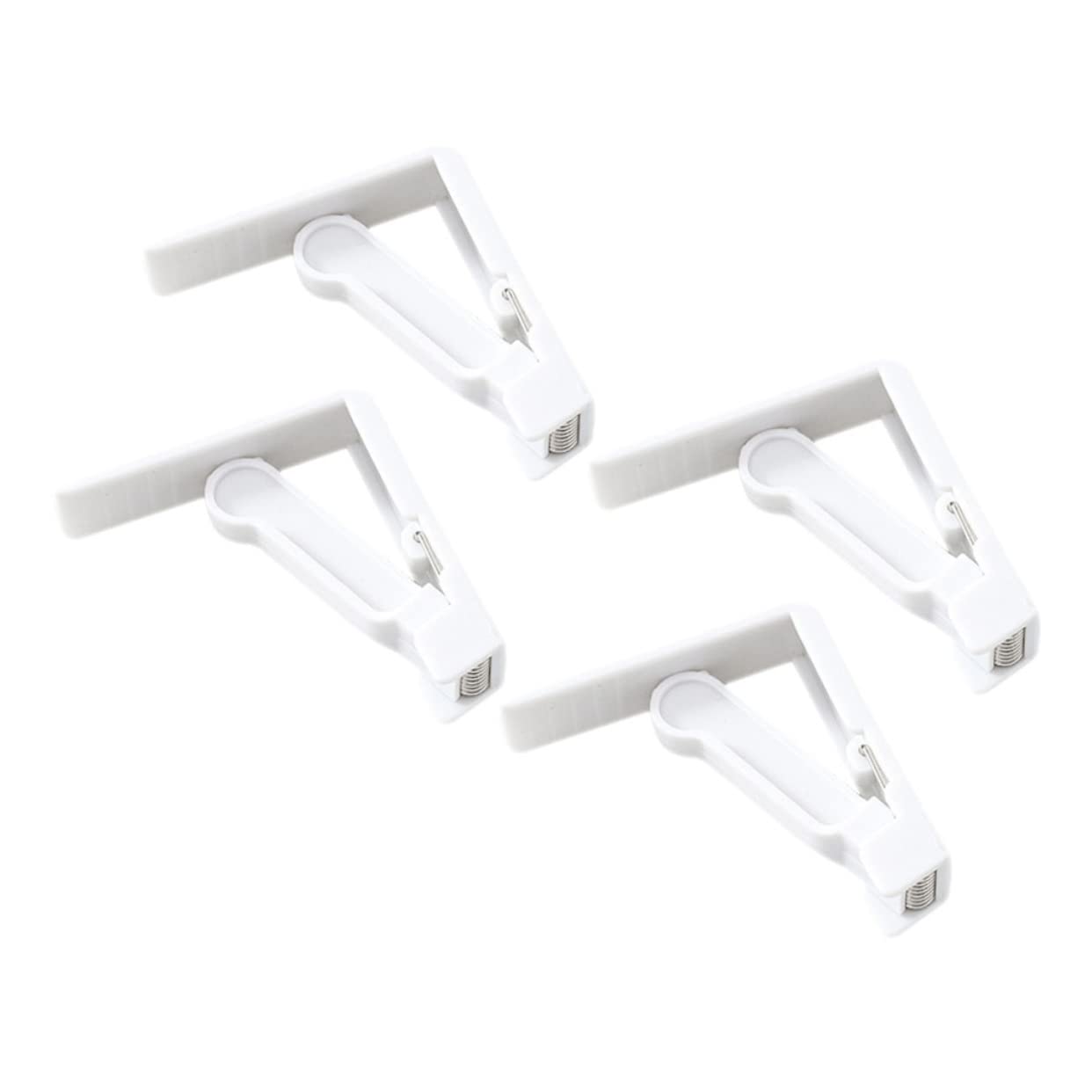Ciieeo Tablecloth Clamps 4 Pack Home Kitchen Tablecloth Holders Easy Install and Remove Spring Clips
