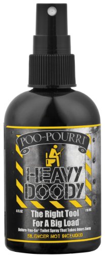 Poo-Pourri Before-You-go Toilet Spray, Heavy Doody Scent - OLD BOTTLE STYLE, 4 Fl Oz