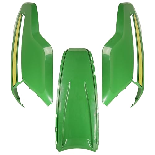 Caltric Left Right Center Hood Panel Compatible with John Deere X300 X300R X304 X305R X310 X320 X324 X330 X350 X350R X354 X360 X370 X380 X384 X390 X394 X534 X570 X580 X584 X590