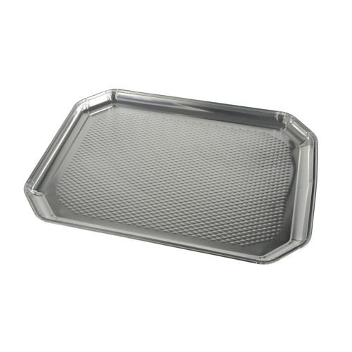 Plateaux pour repas carré en aluminium 35 cm x 26 cm-lot de 5