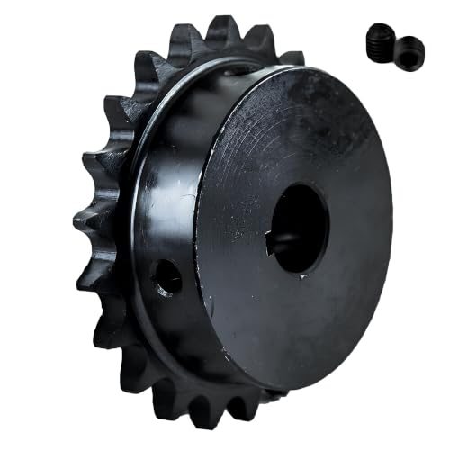 Jeremywell #40 Roller Chain Sprocket, 21 Tooth B-Hub, 3/4" Bore