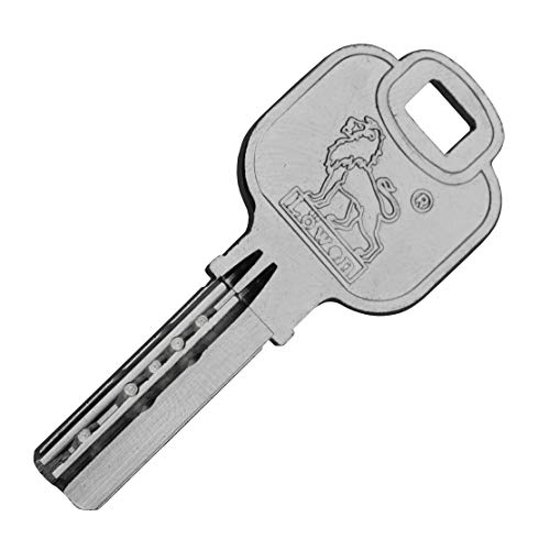 2 cilindros KSN de 60 mm para abrir dos puertas con la misma llave 6