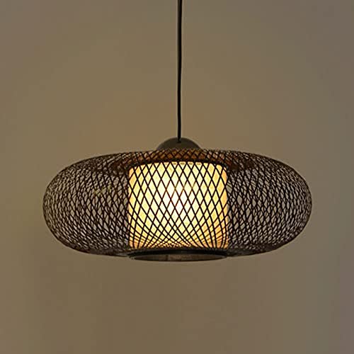 Lustre bambou tissé créativité pastorale coréenne suspendu