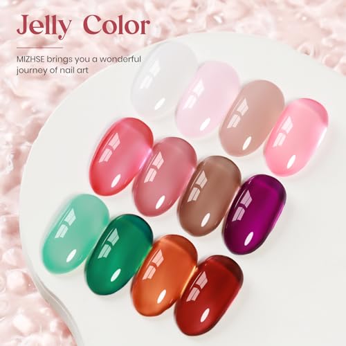 Set 12 Esmaltes Gel Jelly Gel Polish miniatura 2